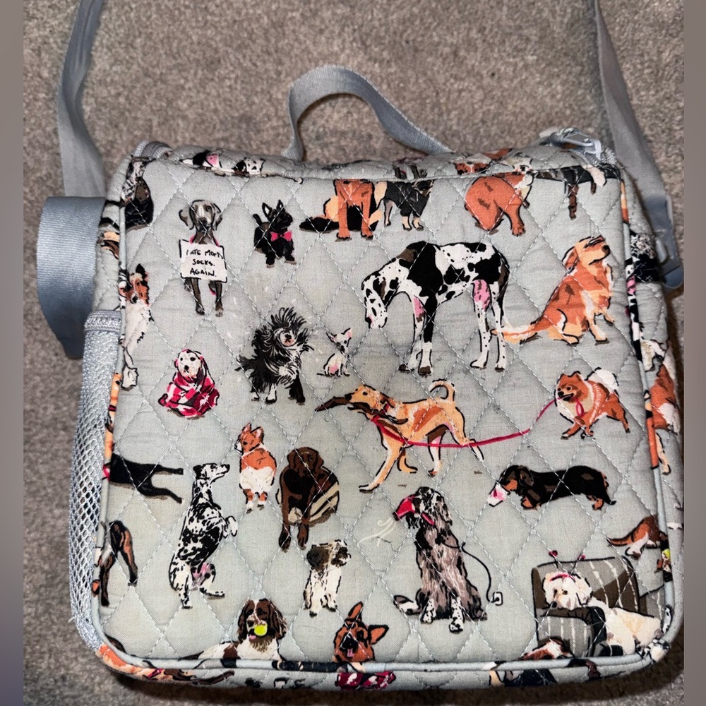 Vera Bradley Best in Show Quilted Lunch Bag Dog Print Insulated Tote - Picture 3 of 11